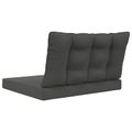 vidaXL Vankúš na vonkajšiu pohovku Polyester Antracitová 80 x 68,5 cm