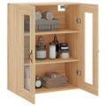 vidaXL Nástenná TV skrinka dub sonoma 69,5x34x90 cm