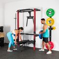 Multifunkčný posilňovací stojan - Power Rack HMS KLT22 červený