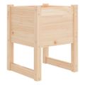 VidaXL Kvetináče 2 ks 40x40x52,5 cm masívna borovica
