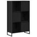 vidaXL Knižnica 68 x 30 x 108.5 cm Kompozitné drevo Čierny dub