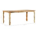 vidaXL Jedálenský stôl 180x90x76 cm, recyklovaný masív