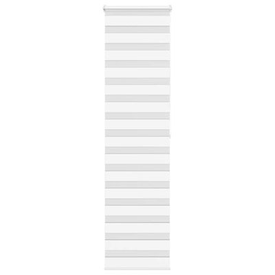 vidaXL Zebra roleta biela 65x200 cm šírka látky 60,9 cm polyester