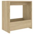 vidaXL Príručný stolík, dub sonoma 50x26x50 cm, kompozitné drevo