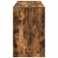 vidaXL Stôl Dymová dub Kompozitné drevo 109 x 50 x 78 cm
