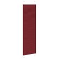 vidaXL Plisovaná roleta bordová červená 65x200 cm šírka látky 64,4 cm polyester
