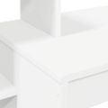 vidaXL Stôl Biela Kompozitné drevo 100 x 40 x 90 cm