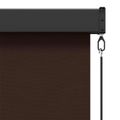 vidaXL Roleta Hnedá 60 x 250 cm Textil a hliník