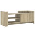 vidaXL TV skrinka dub sonoma 100x35x40 cm spracované drevo
