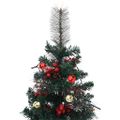 vidaXL Osvetlený umelý vianočný stromček k chodníku 2 ks, 76 cm, PVC
