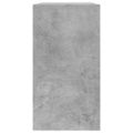 vidaXL Botník betónovo sivý 80x34x63 cm spracované drevo