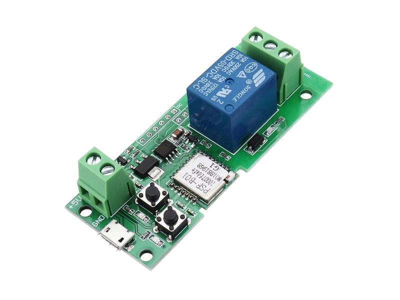Modul WiFi Sonoff PSF-B s relé na diaľkové otváranie brán /eWelink/