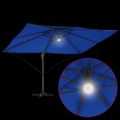 vidaXL Slnečník 351 x 250 x 253 cm Polyester a hliník Azurblue
