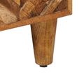 vidaXL Úložné skrine Hnedá 60 x 33,5 x 100 cm Masívne mango drevo