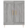 vidaXL Vysoká skrinka sivý dub sonoma 69,5x34x180 cm spracované drevo