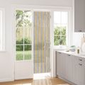 vidaXL Záves proti hmyzu z chenille Šedá a béžová 56 x 200 cm 100% PP