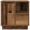 vidaXL Nočný stolík 2 ks Staré drevo 50 x 34,5 x 50 cm