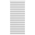 vidaXL Zebra roleta svetlosivá 110x230cm šírka látky 105,9cm polyester