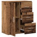 vidaXL Servírovacia skriňa Staré drevo 60 x 31 x 70 cm