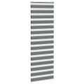 vidaXL Zebra roleta tmavošedá 80x230 cm šírka látky 75,9 cm polyester