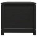 vidaXL Úložný box čierny 110x50x45,5 cm masívna borovica