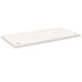 vidaXL Doska stolíka biela 80x40x2,5 cm masívne borovicové drevo