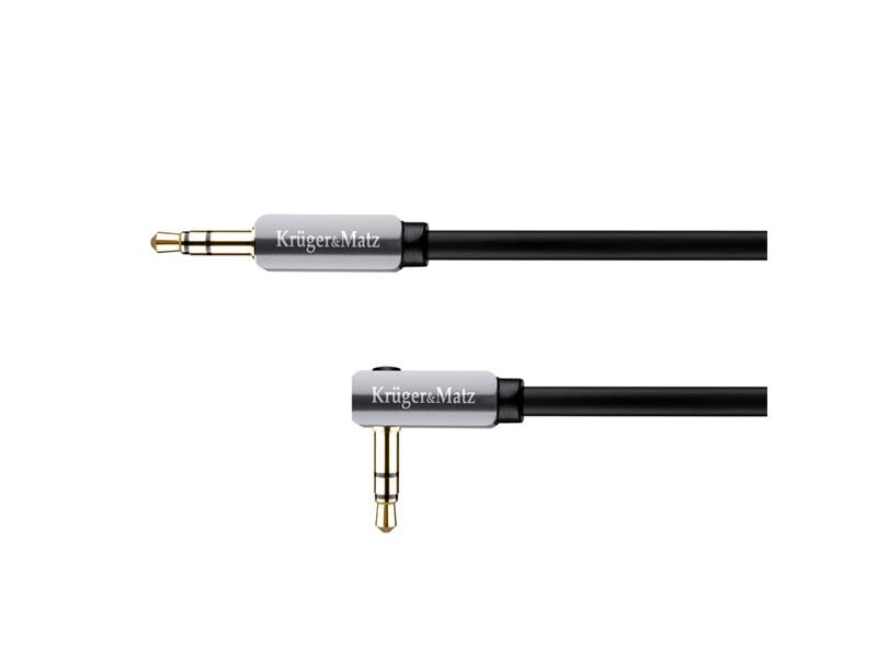 Kábel Jack 3,5mm konektor/Jack 3,5mm konektor 1m KRUGER & MATZ KM0312