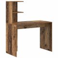 vidaXL Stôl Staré drevo 102 x 50 x 124 cm Kompozitné drevo