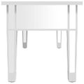 vidaXL Zrkadlový konferenčný stolík 106x45x45 cm spracov. drevo a sklo