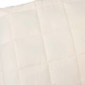 vidaXL Záťažová prikrývka bledokrémová 235x290 cm 11 kg látka
