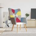 vidaXL Relaxačné kreslo patchwork látka