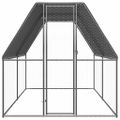 vidaXL Klietka pre sliepky 2x4x2 m pozinkovaná oceľ