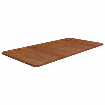vidaXL Kúpeľňová doska tmavohnedá 100x50x1,5 cm ošetrený masív