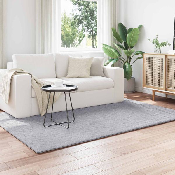 vidaXL Kusové koberce Obdĺžnikový SIROLO Biely 170 x 120 cm Polyester