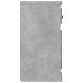 vidaXL Komoda betónovo sivá 70x35,5x67,5 cm spracované drevo