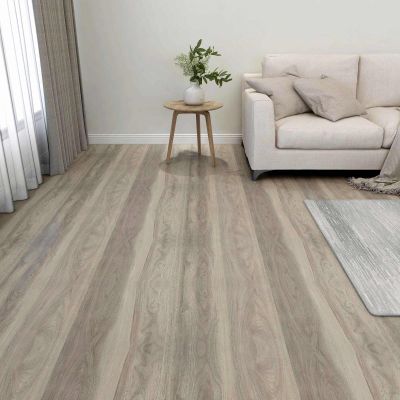 vidaXL Podlahové dosky 5,11 m² 55 pcs PVC Drevná farba