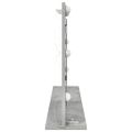vidaXL Toaletné zrkadlo Betónová šedá 100 x 55 x 18 cm Obdĺžnikový