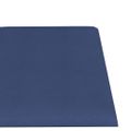 vidaXL Nástenné panely 12 ks modré 30x15 cm látkové 0,54 m²