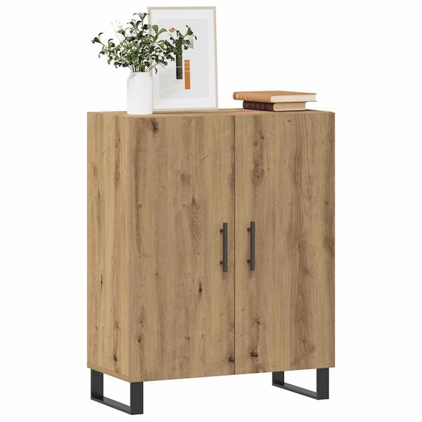 vidaXL Komoda dub artisan 69,5x34x90 cm kompozitné drevo