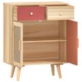 vidaXL Komoda so zásuvkami 60x30x75,5 cm kompozitné drevo