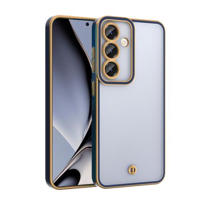 Hodvábne zlaté puzdro pre Oppo Reno 13F 5G (Global) / 13FS 5G modrá