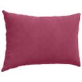 vidaXL Vankúše na pohovku 2 pcs Víno červené 60 x 40 cm