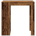 vidaXL Barový stôl s policami staré drevo 102x50x103,5cm kompoz. drevo