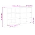 vidaXL Komoda staré drevo 103,5x35x70 cm kompozitné drevo