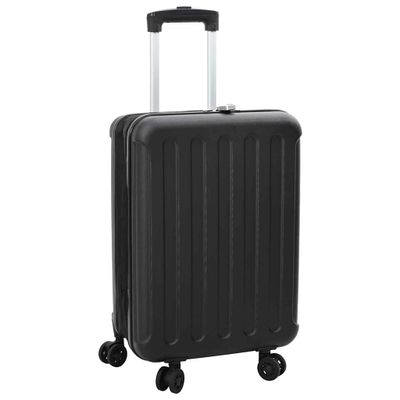 vidaXL Kufor so zámkom Čierna 43 x 27 x 66 cm ABS plast