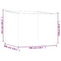 vidaXL Altánok antracitový 3 x3 m 180 g/m² látka a oceľ