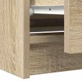 vidaXL TV skrinka Dub Sonoma 100x35x54 cm Konštrukcia dreva