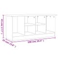 vidaXL Lavica na topánky ALTA biela 100x35x45 cm masívna borovica