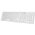 GENIUS Slimstar 126 USB, Klávesnica biela