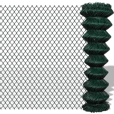 vidaXL Drôtené pletivo, oceľ 1,5x25 m, zelené